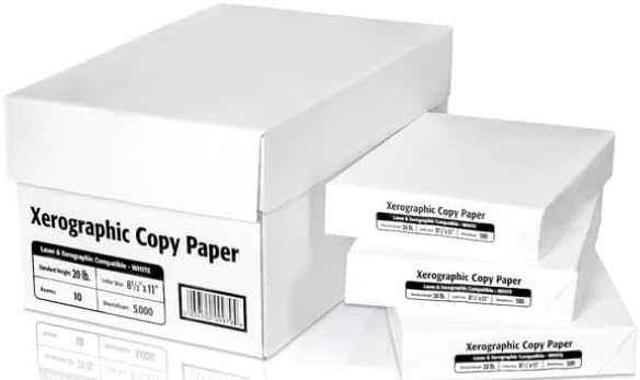 Multiuse Copy Print Paper, 8 1/2in. x 11in., 20 Lb, 92 Bright White, 500 Sheets Per Ream, Case Of 3 Reams