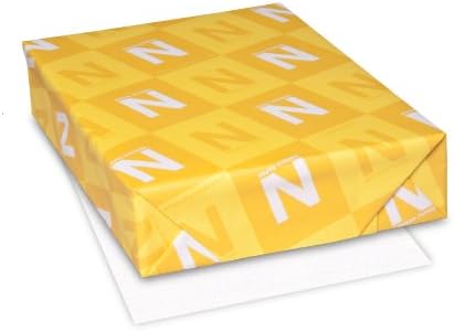Classic Linen Premium Paper, 8.5" x 11", 24 lb/89 GSM, Solar White, 500 Sheets (06051)