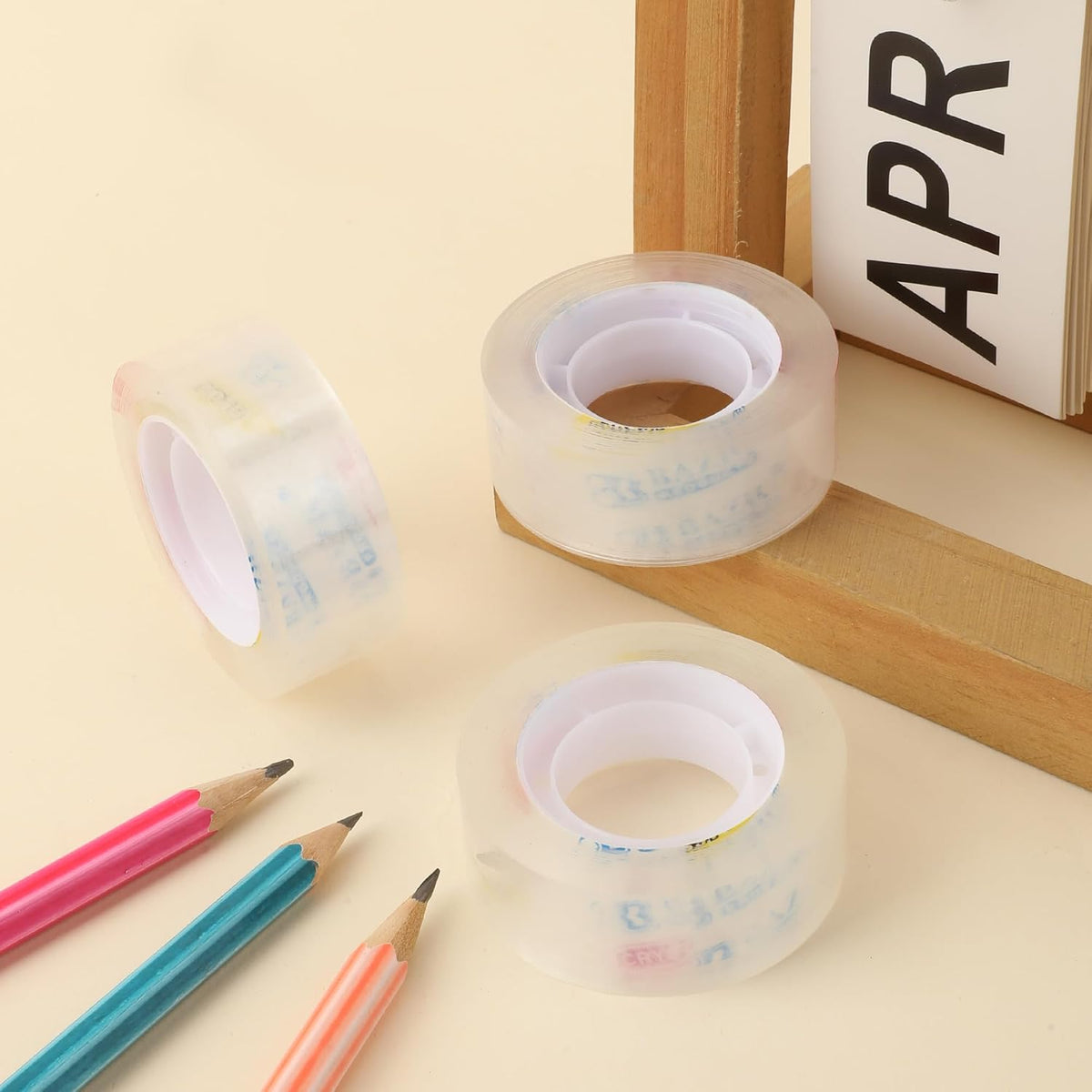 BAZIC PRODUCTS Crystal Clear Tape Refill, 3/4 in x 1000 in, 3 Ct, 24-Box