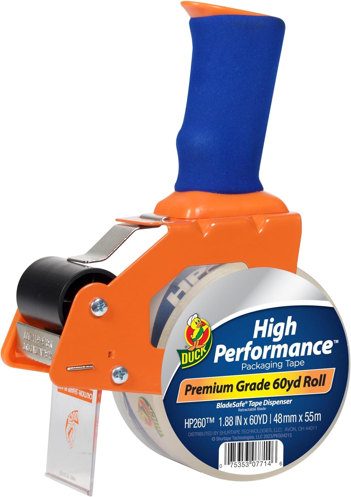 Duck Brand High Performance Packaging Tape Refills, 2" Wide, Clear, 6 Rolls