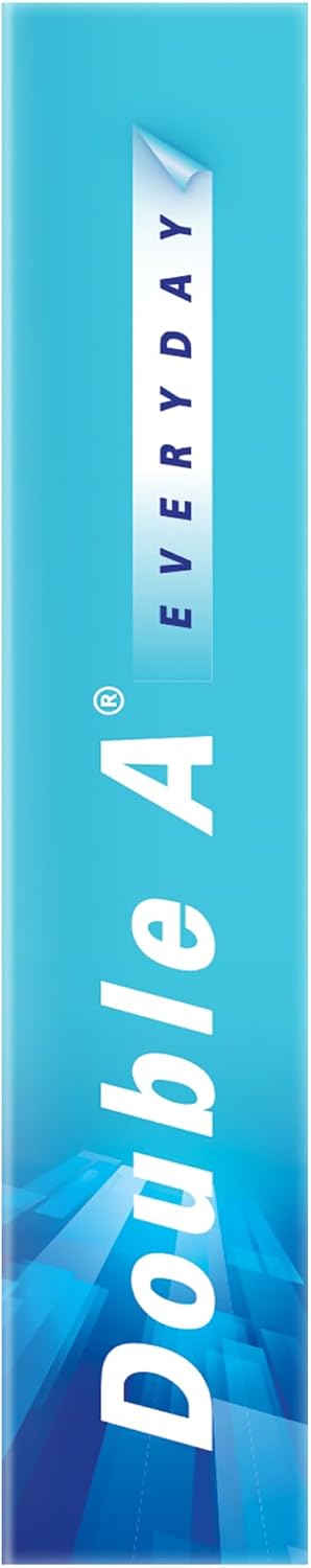 Double A Everyday Multipurpose Copy Printer Paper, Letter Size 8.5" x 11", 96 Brightness, 20 lb, 10 Reams (5000 Sheets)