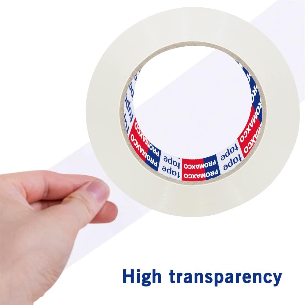 Heavy Duty Packing Tape 12 Rolls, Clear, 2.8 mil, 65 Yards x 1.88 inch, Total 780Y, Ultra Strong, Refill for Packaging and Shipping