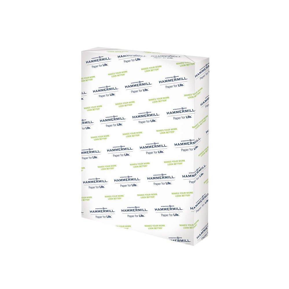 Hammermill Printer Paper, Premium Color 28 lb Copy Paper, 8.5 x 11-1 Ream (500 Sheets) - 100 Bright, Made in the USA, 102467R