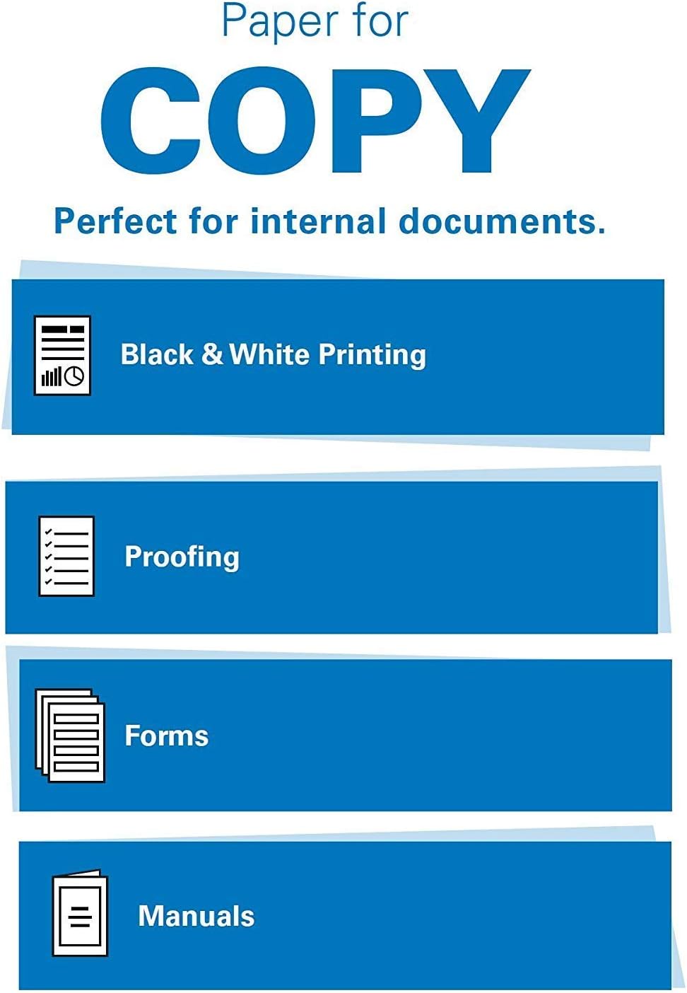 Hammermill Printer Paper, 20 lb Copy Paper, 8.5 x 11-1 Ream (500 Sheets) - 92 Bright, Made in the USA