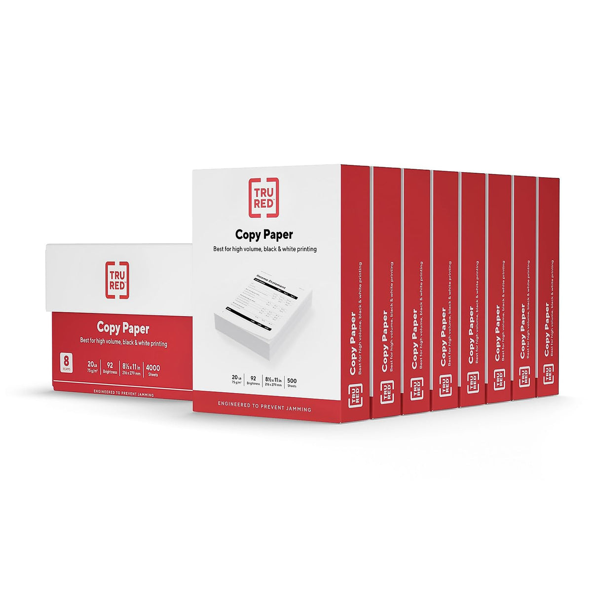 Staples Copy Paper, 11x17 Inch Ledger Size, 92 Brightness, 20 lb., 500/Ream