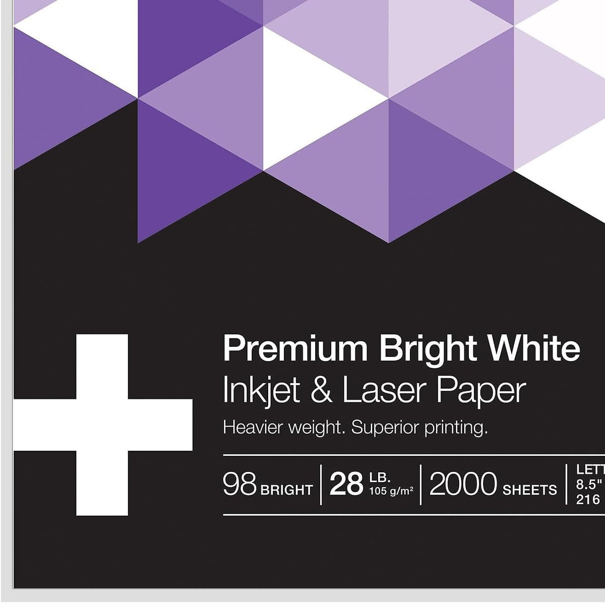 Staples Inkjet & Laser Paper, 8.5x11 Inch, Bright White, 4 Ream Case