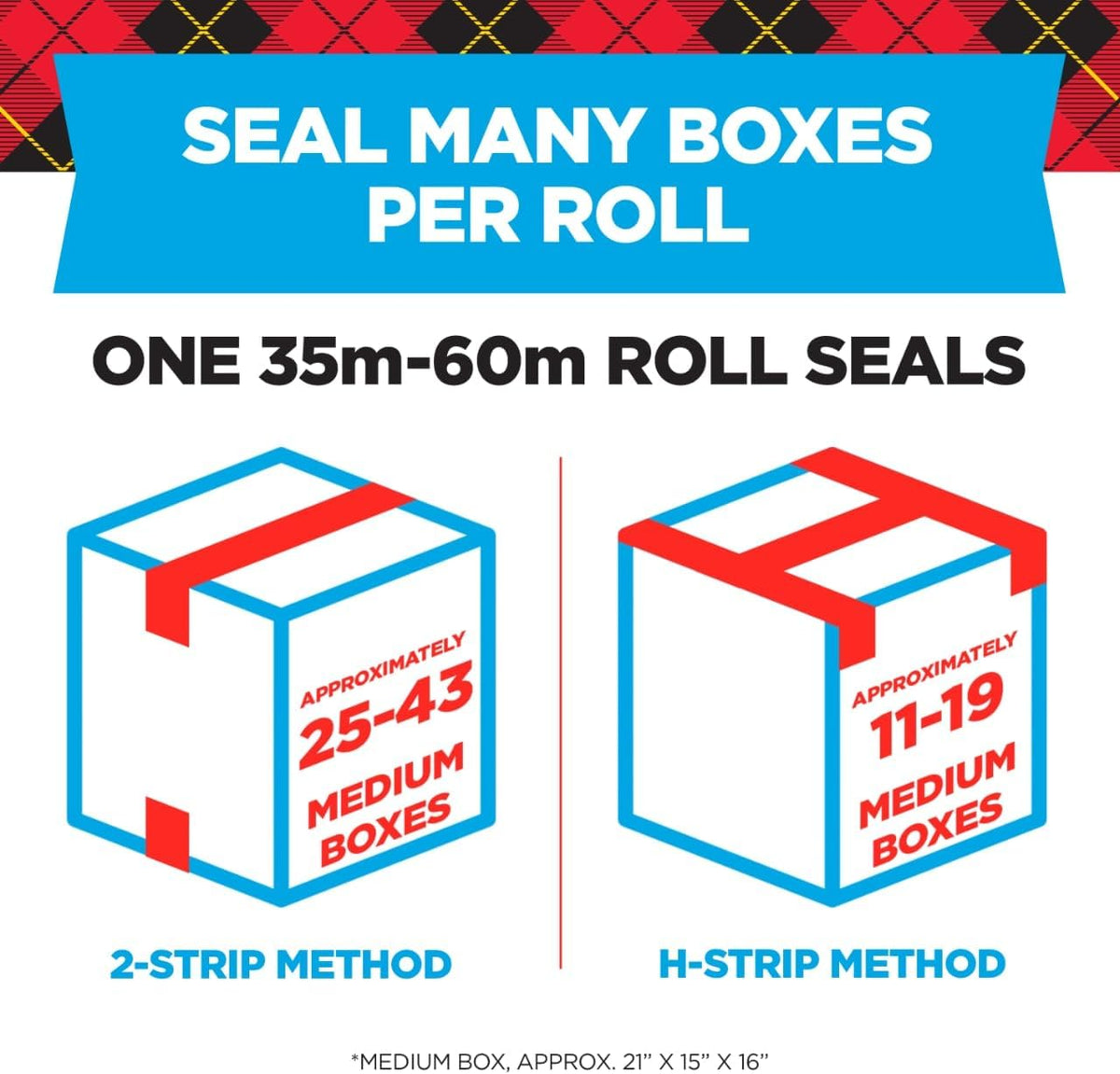 Scotch Heavy Duty Packing Tape Refill, 1.88 in x 54.6 yd, 1 Roll
