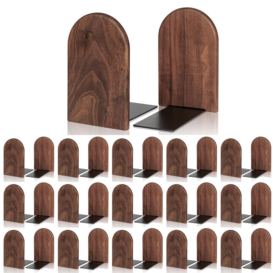 Book Ends,Bookends Wood Book Ends Universal Economy Bookend (1, Large)