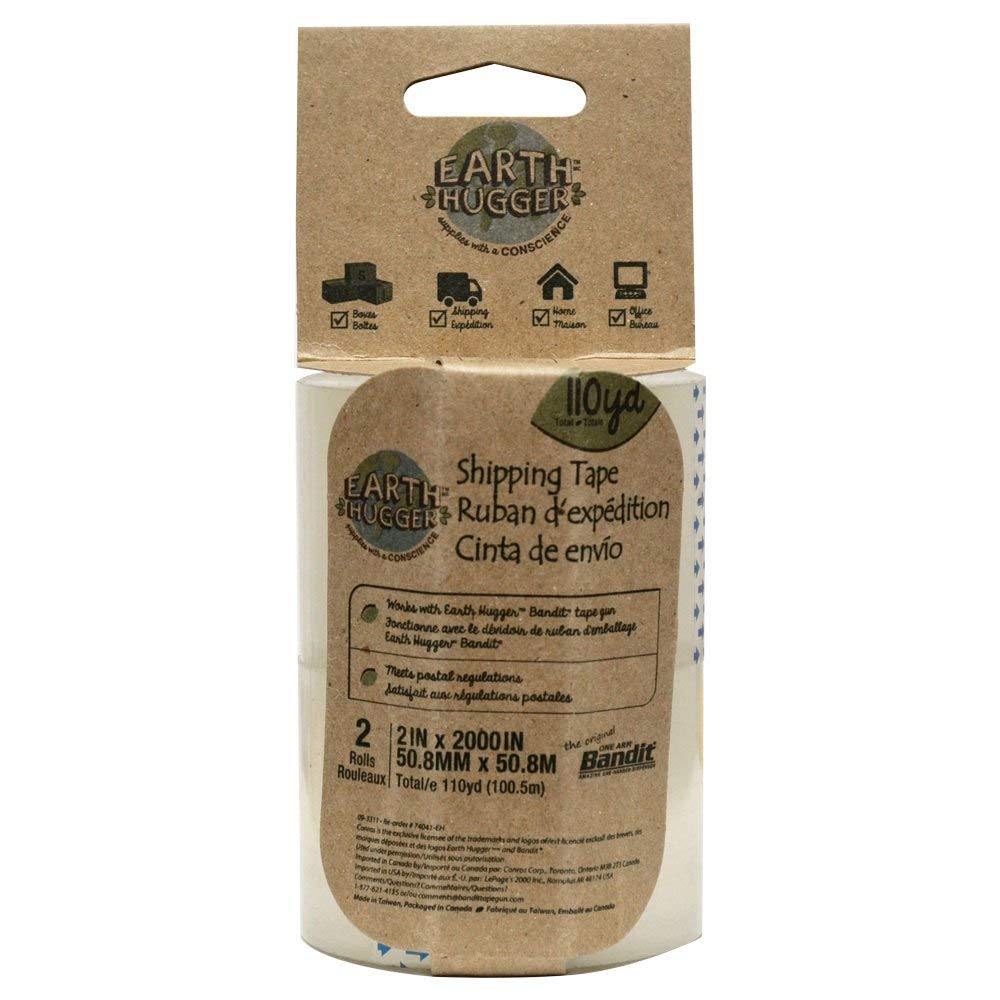 Bandit Packaging Tape Refill Roll, 3 Pack, 2" x 55 Yards Each (74042-EH)