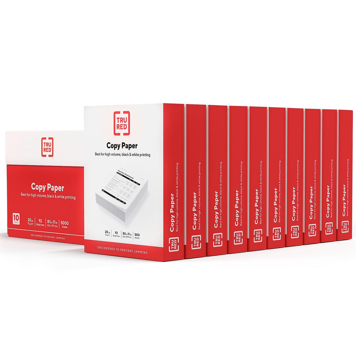 Staples Copy Paper, 11x17 Inch Ledger Size, 92 Brightness, 20 lb., 500/Ream