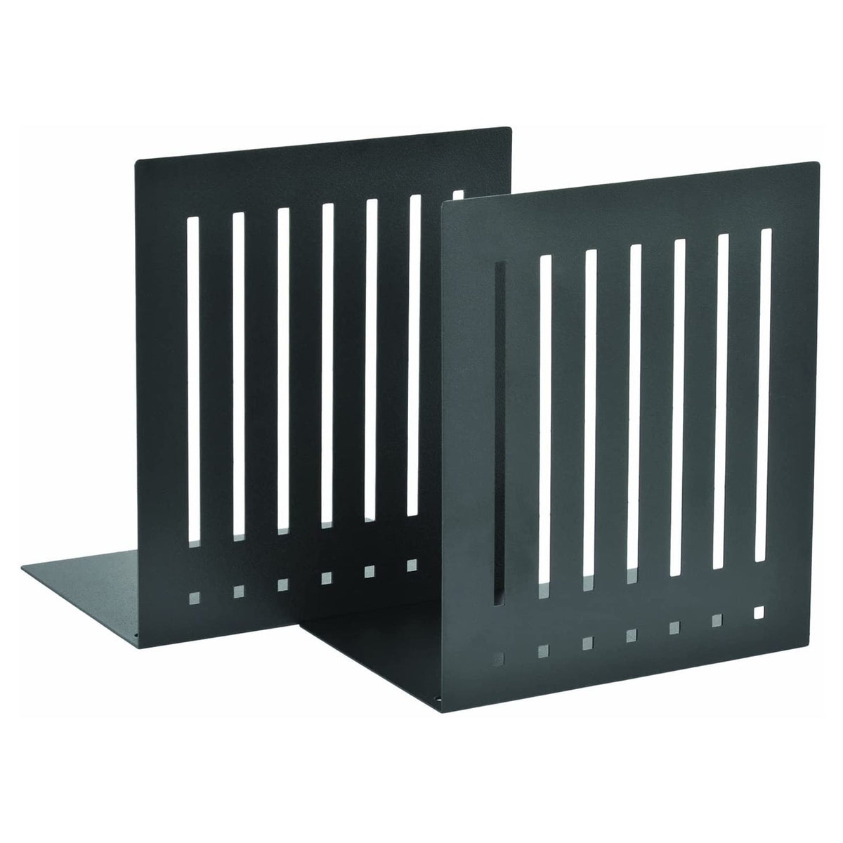 STEELMASTER by BankSupplies 10-Inch Heavy Duty Bookends | Scratch Resistant Finish | Heavy Gauge Material | Non-Slip Padded Base Protection | For Office, Bookshelves, Binders & Books