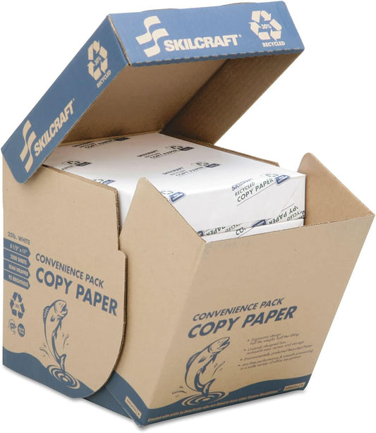 AbilityOne - 7530015623259-30% Post-Consumer Recycled Convenience Copy Paper - Ream Wrapped - 5 Reams/BX - 2500 units