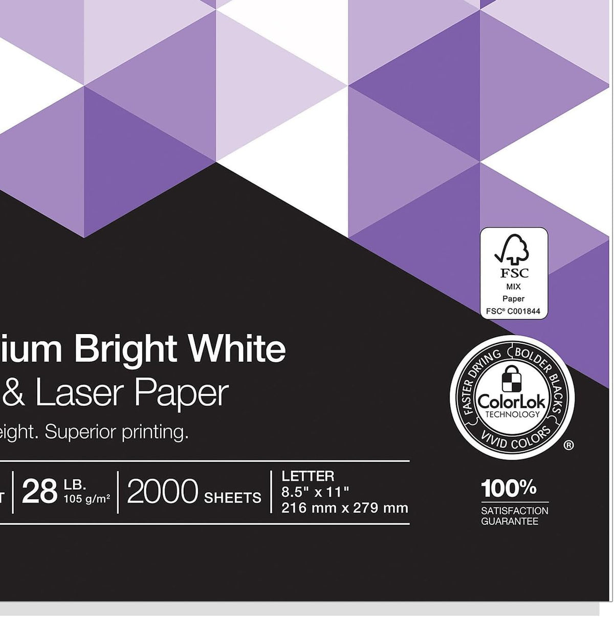 Staples Inkjet & Laser Paper, 8.5x11 Inch, Bright White, 4 Ream Case