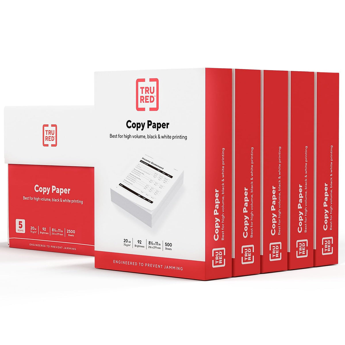Staples Copy Paper, 11x17 Inch Ledger Size, 92 Brightness, 20 lb., 500/Ream