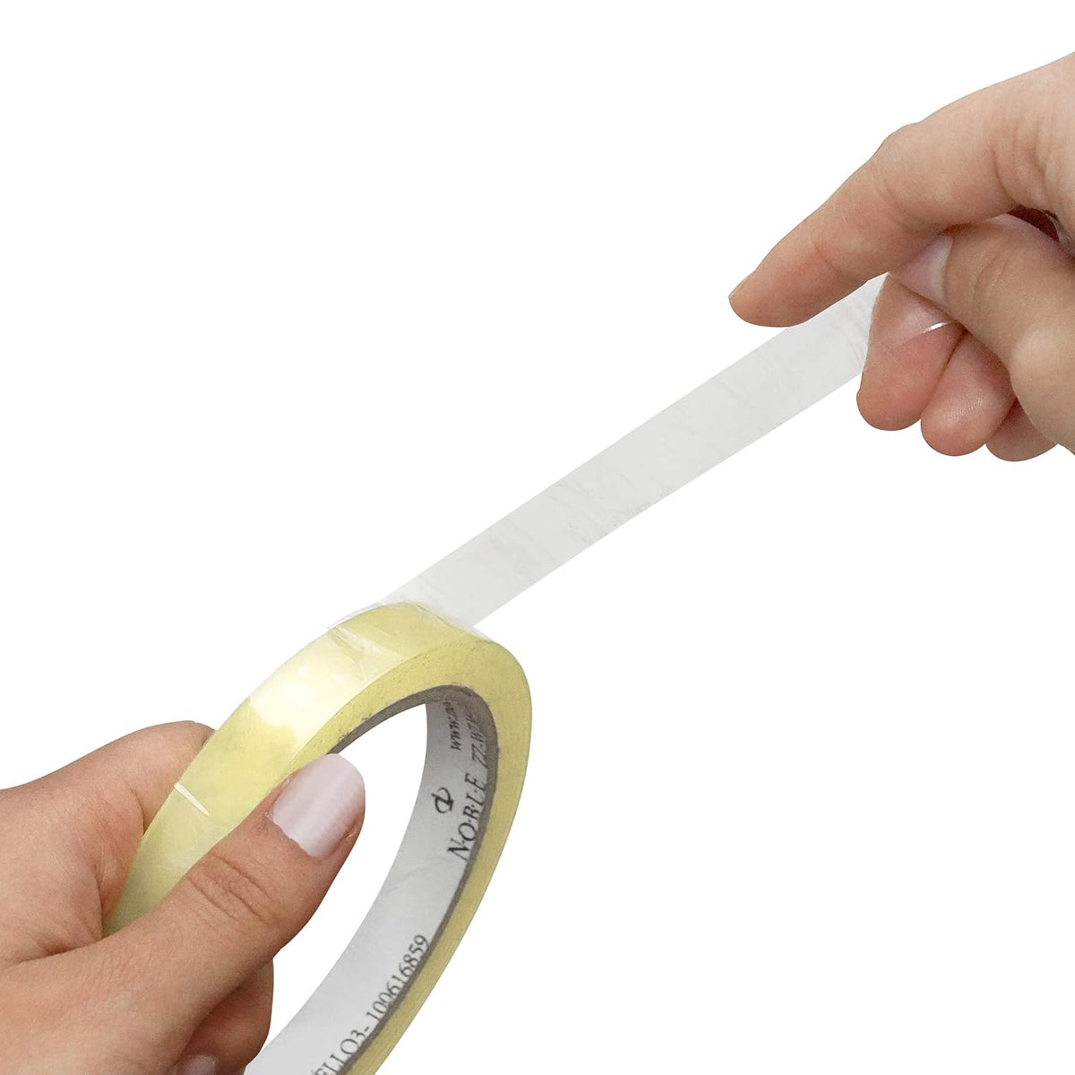 Noble Pack 24 Rolls Packaging Tape - 0.5 inch x 164 feet - Total 3936 feet Transparent Tape - Fits Tape Dispenser 3 inch Core - Gift Wrap Tape for Home or Office