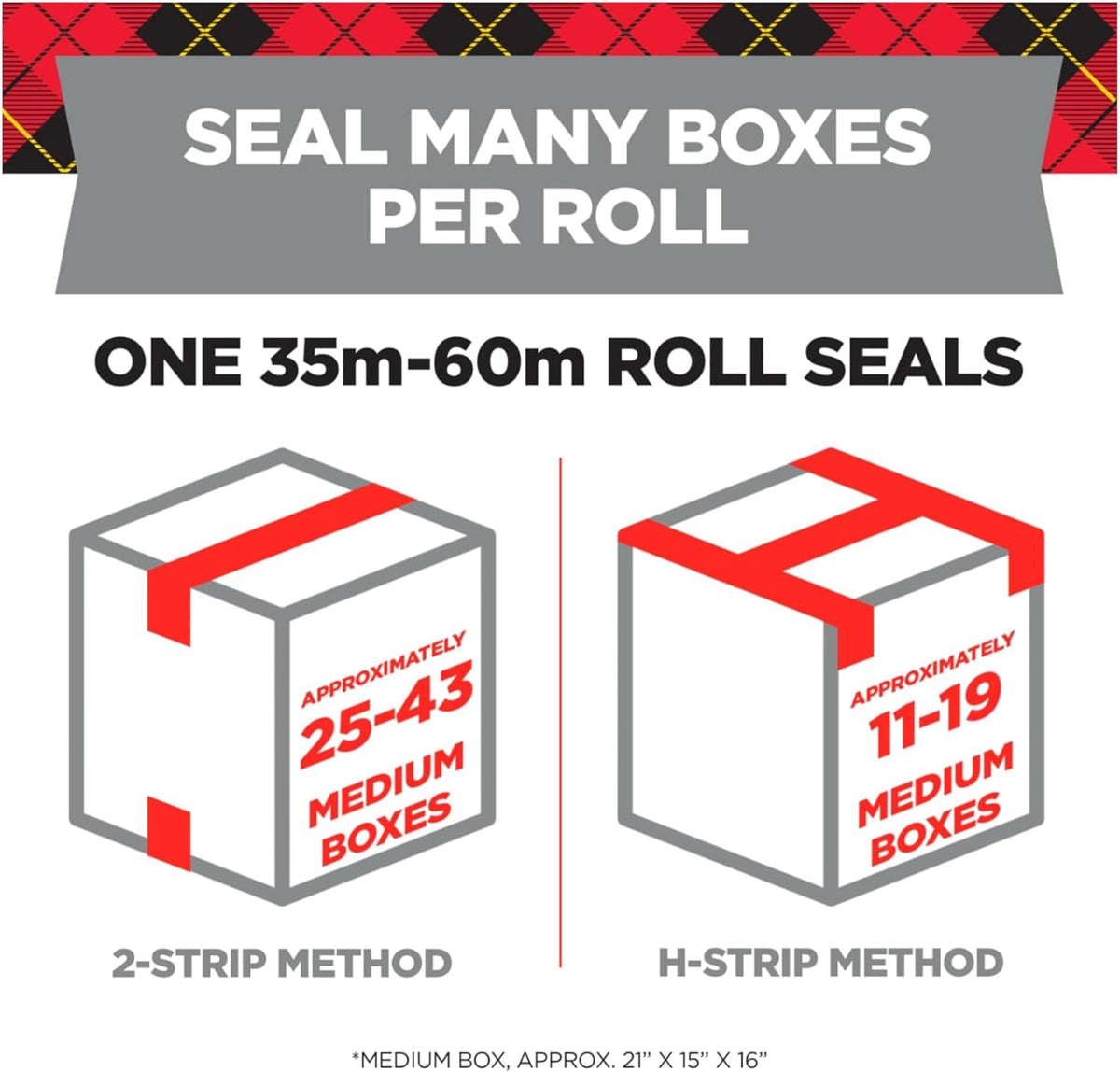 Scotch General Purpose Packing Tape Refill, 1.88 in x 54.6 yd, 6 Rolls