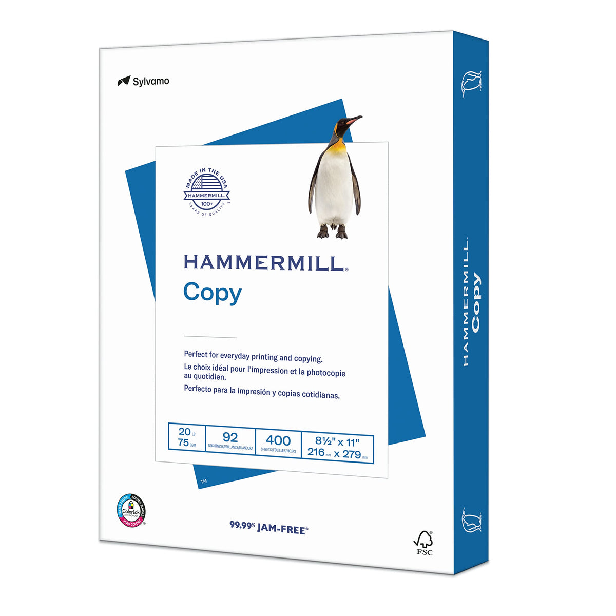 Hammermill A4 Paper, 20 lb Copy Paper (210mm x 297mm) - 92 Bright, Made in the USA - 10 Ream (5,000 Sheets)
