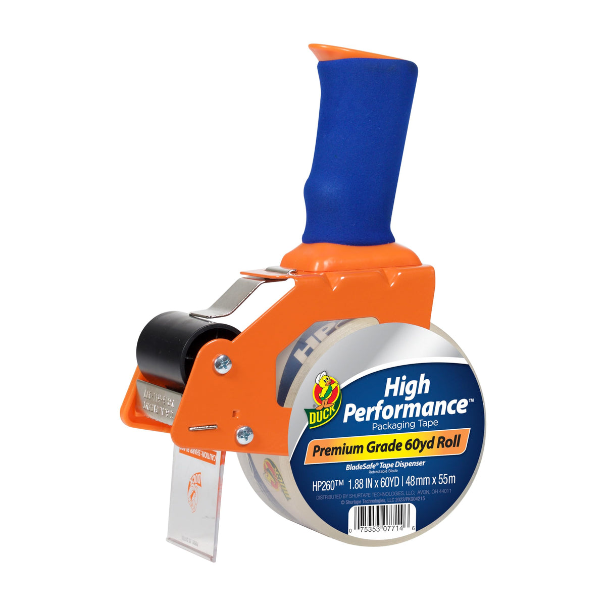 Duck Brand High Performance Packaging Tape Refills, 2" Wide, Clear, 6 Rolls