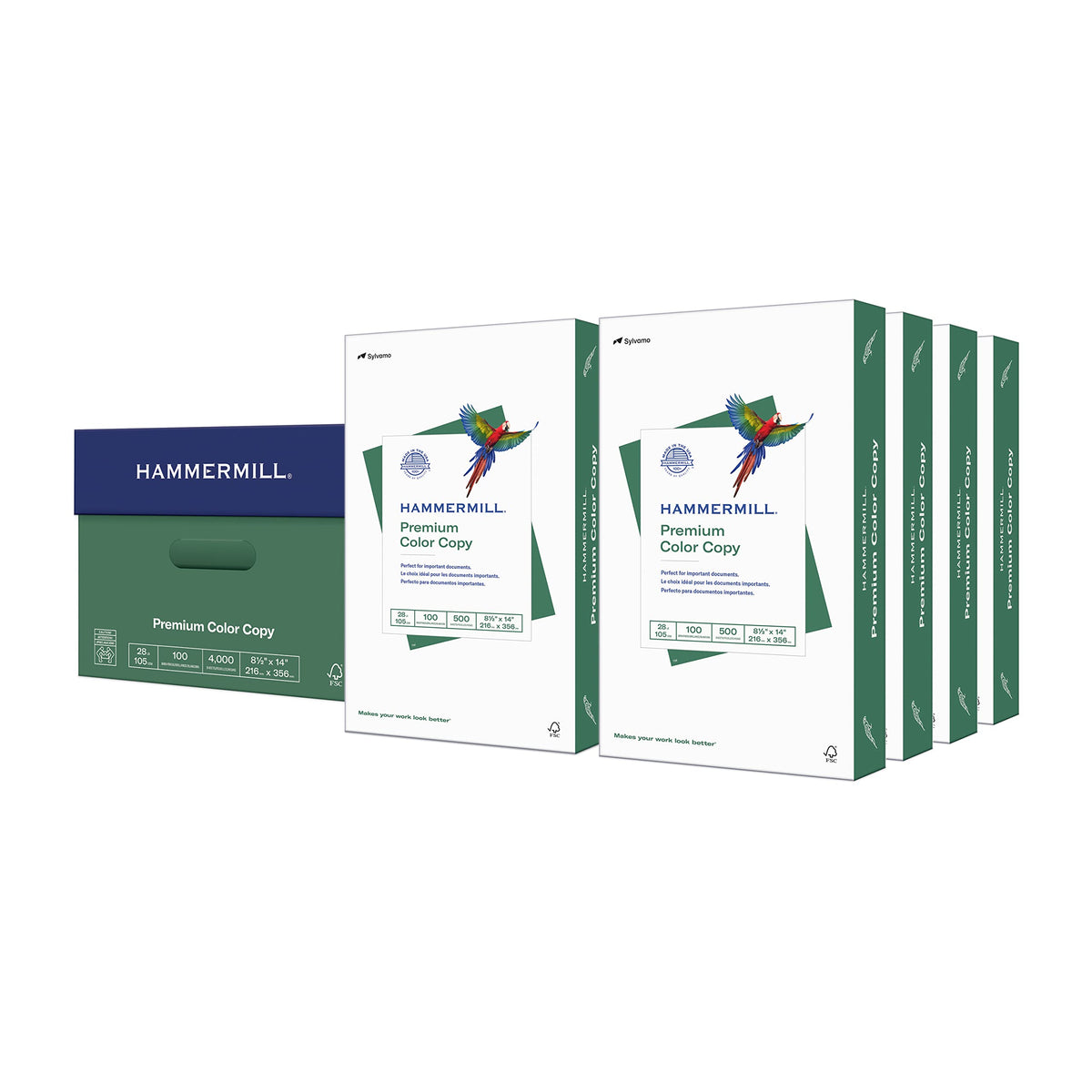 Hammermill Printer Paper, Premium Color 28 lb Copy Paper, 8.5 x 11-1 Ream (500 Sheets) - 100 Bright, Made in the USA, 102467R