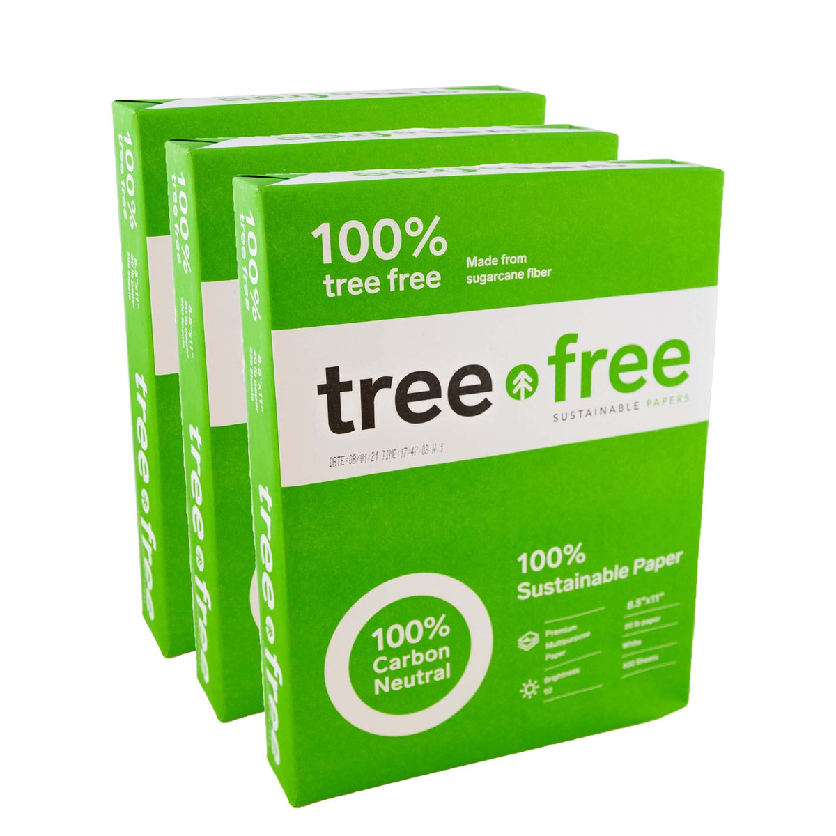 BAZIC Products Tree Free White Copy Paper, 8.5 x 11 in, 92 Bright, 1 Ream, for Printers Copiers Office, since the unit on hand is 1 Ream