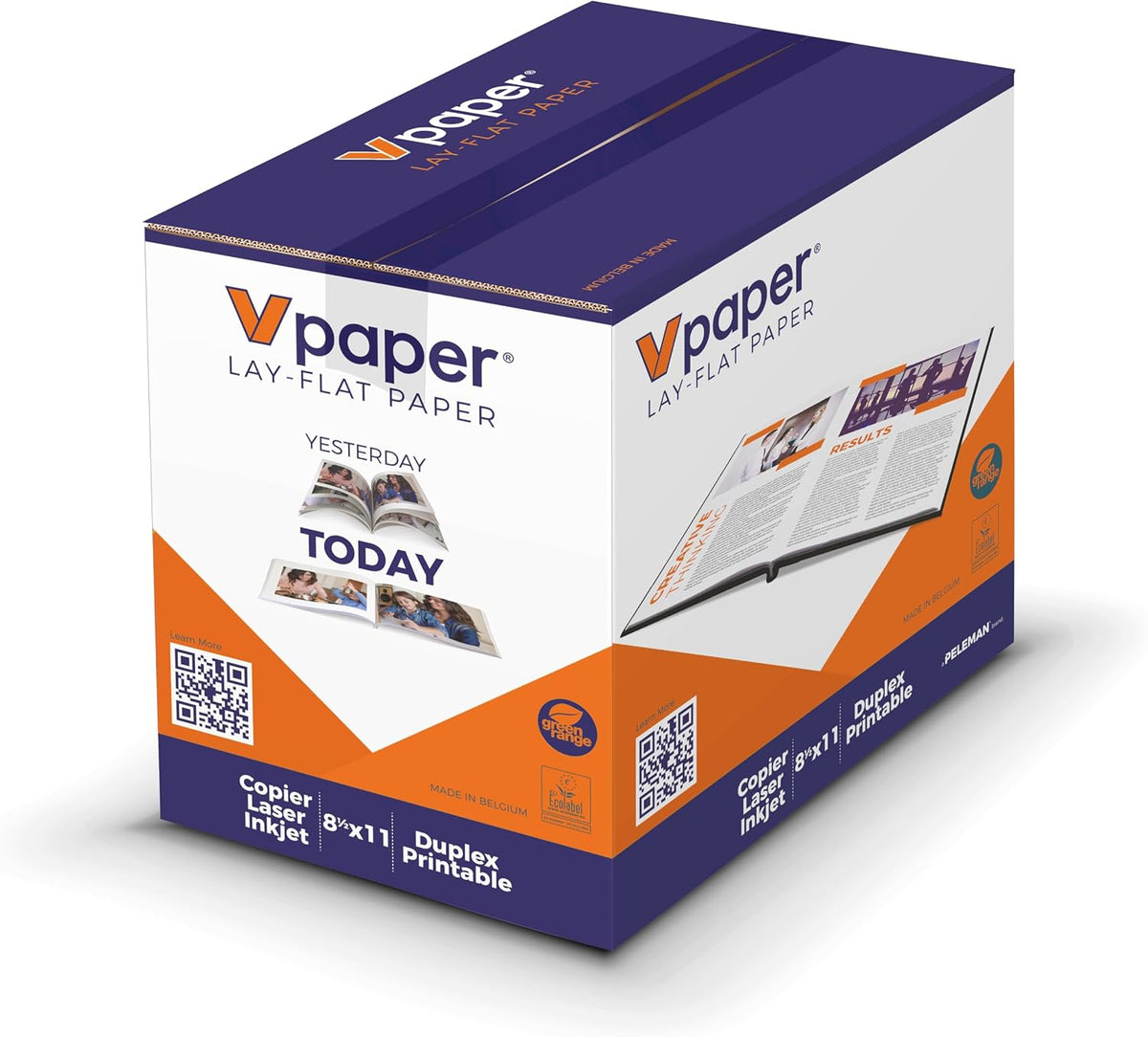 Unibind 8.5 x 11 Layflat Printer Paper | Premium 32 lb | 1 Ream – 250 Sheets | 100 Bright | Duplex Ready Laser & Inkjet Compatible – Ideal for Thermal Binding | 120gsm (Potrait, 1Ream =250 sheets)