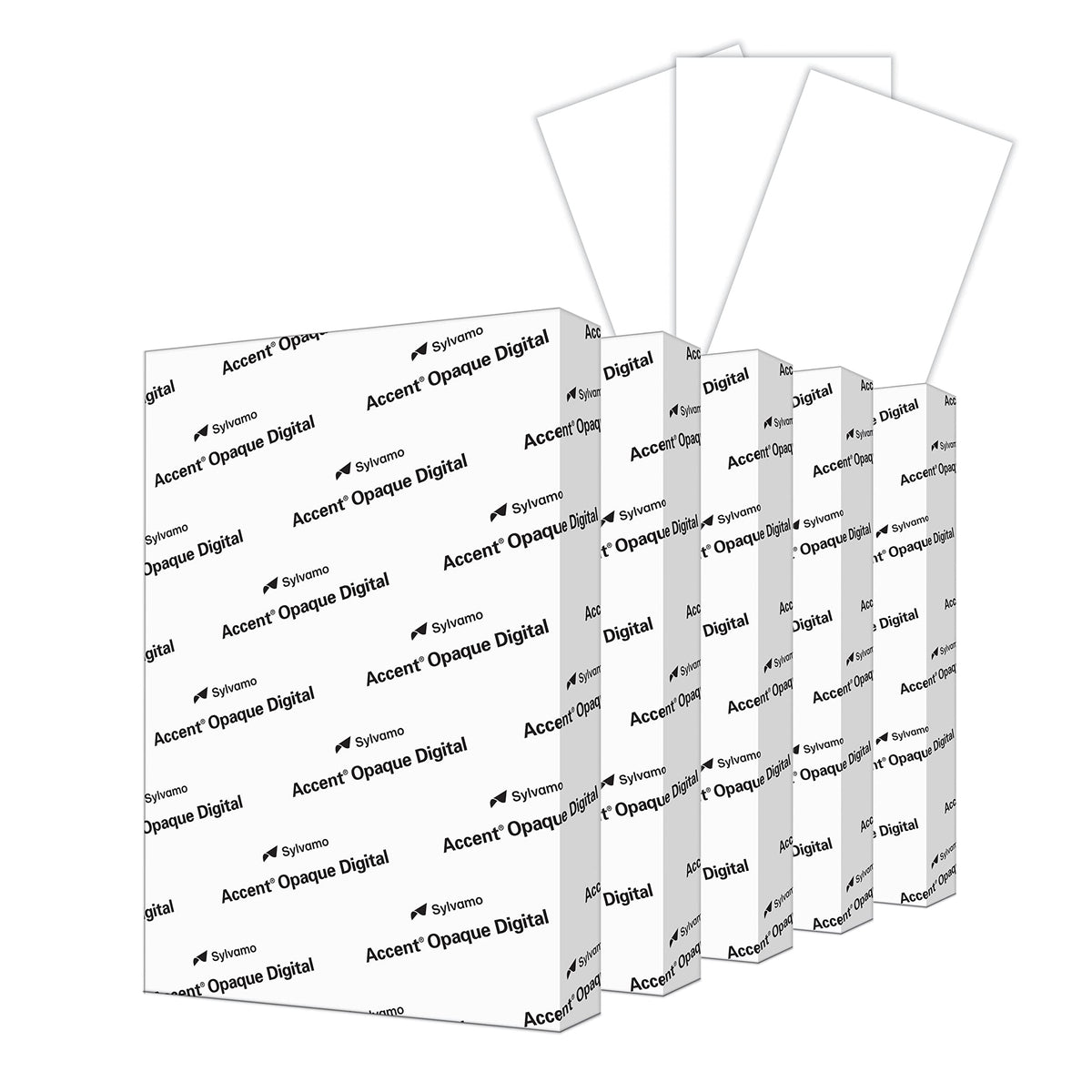 Accent Opaque White Printer Paper, 8.5” x 11” 40lb Bond/100lb Text Copy Paper, 250 Sheets (1 Ream) – Premium Smooth Finish Computer Paper, 97 Bright, 148gsm, Multipurpose White Copy Paper – 188101R