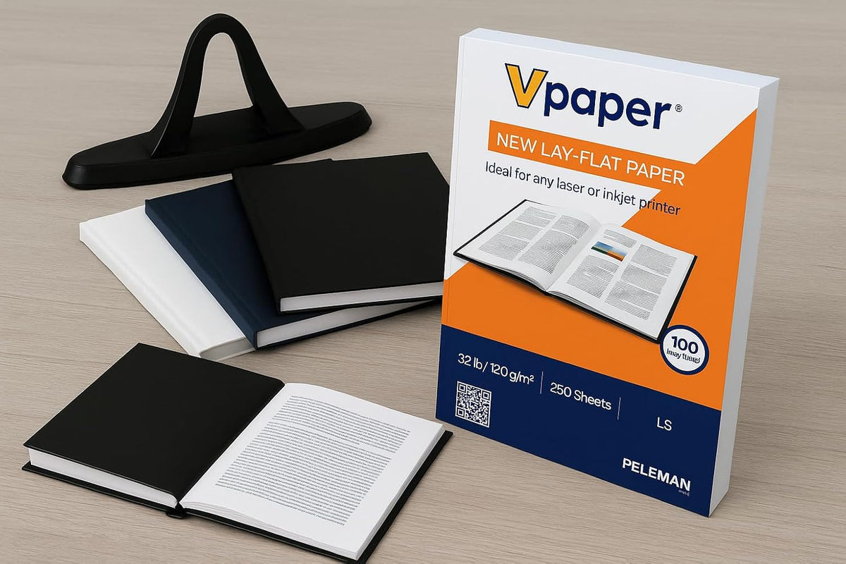 Unibind 8.5 x 11 Layflat Printer Paper | Premium 32 lb | 1 Ream – 250 Sheets | 100 Bright | Duplex Ready Laser & Inkjet Compatible – Ideal for Thermal Binding | 120gsm (Potrait, 1Ream =250 sheets)
