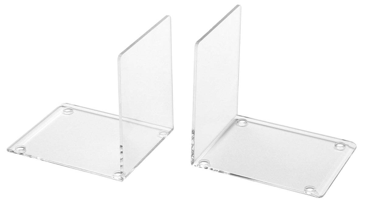 OSCO Clear Acrylic Very Small Bookends, ABE-2