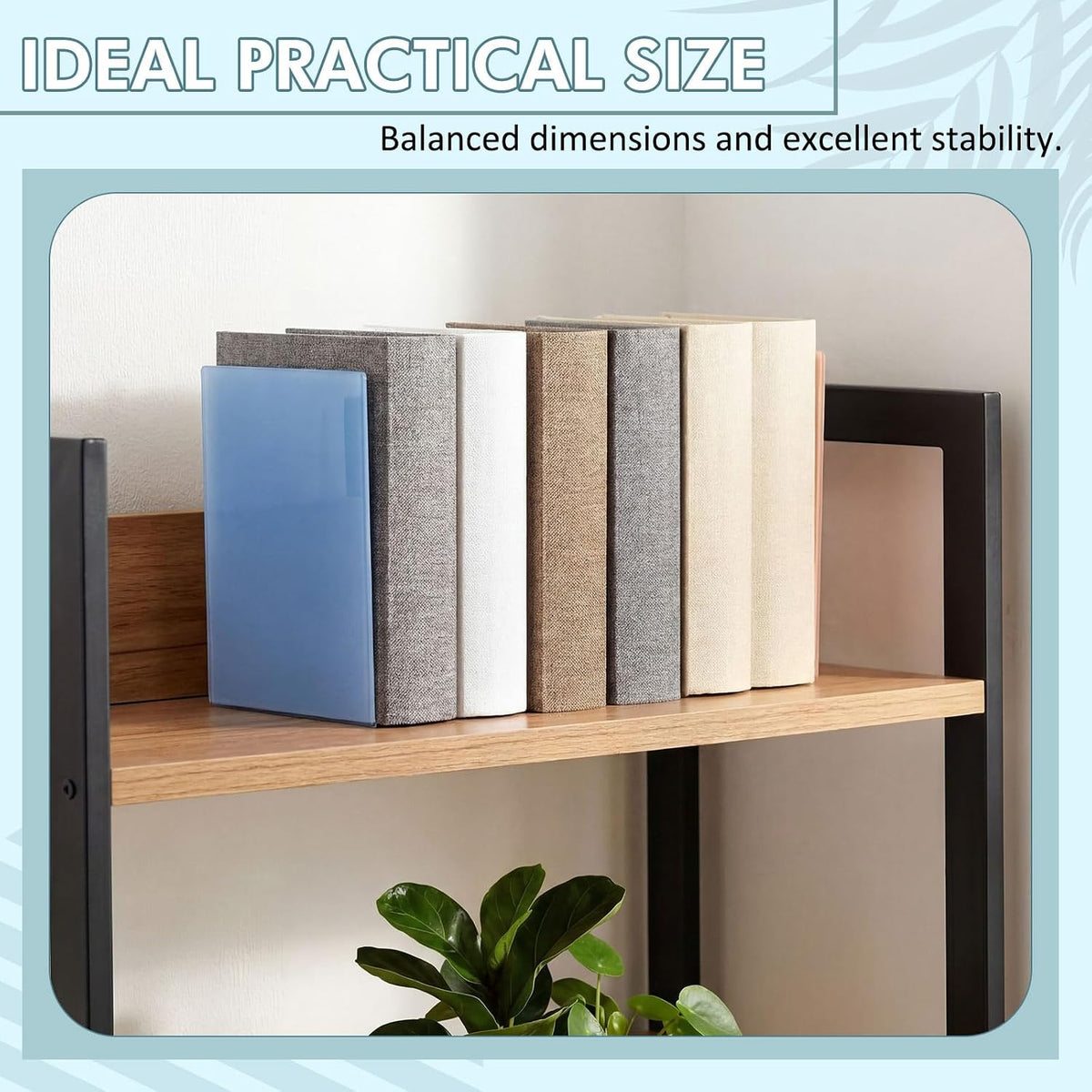 6Pcs Acrylic Bookends for Shelves Colorful Book Ends,Morandi Colors