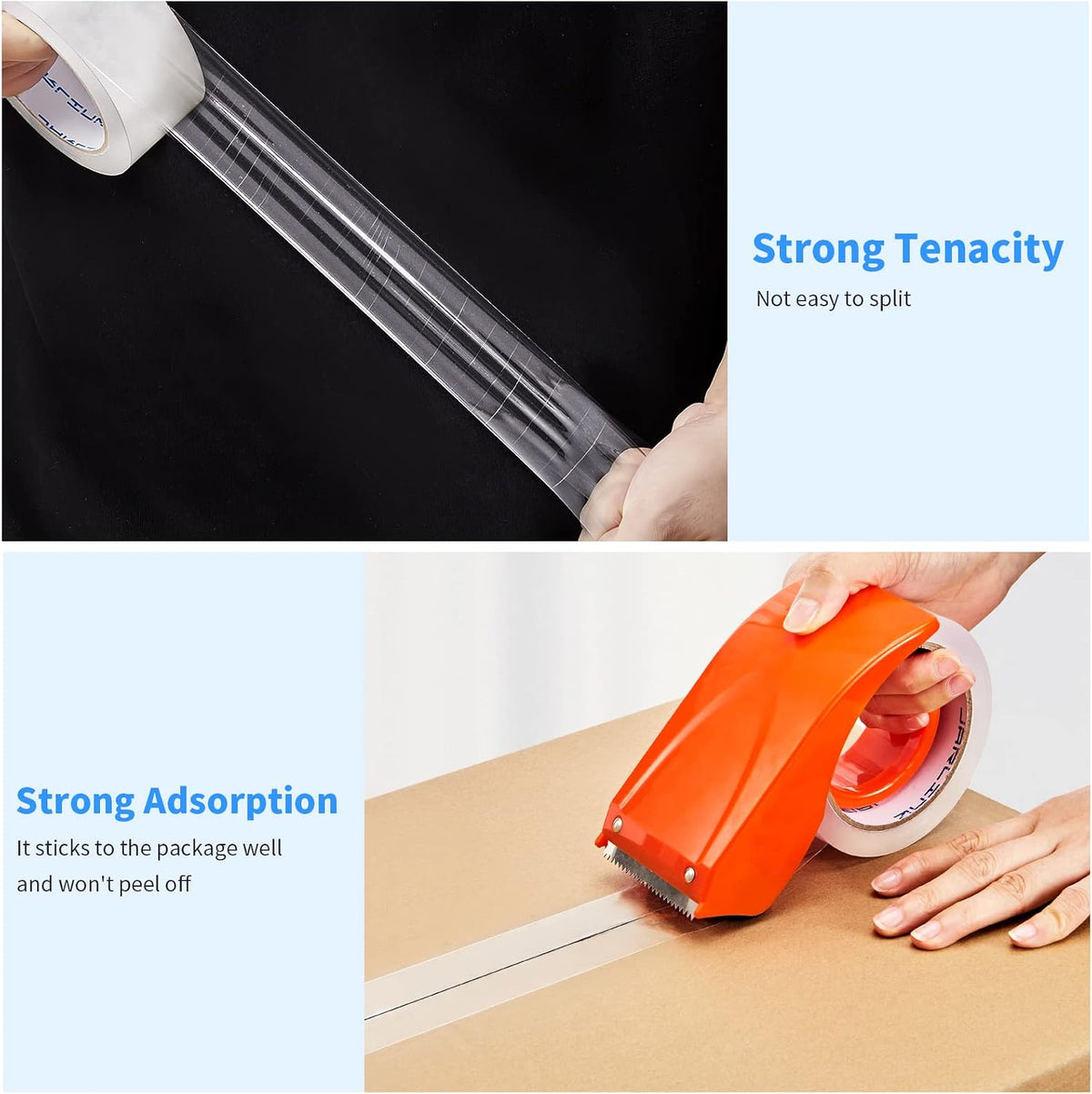 JARLINK 36 Rolls Clear Packing Tape, Heavy Duty Packaging Tape