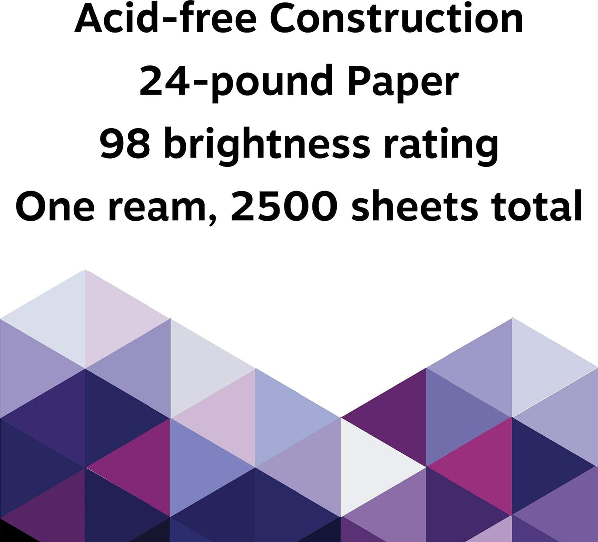 Staples Inkjet Paper, 8.5x11 Inch, 24 lb., 98 Bright, 5 Reams/Carton