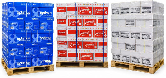 Multipurpose Copy and Print Paper, 8.5 x 11, 92 Bright, 20lb – 1 Pallet / 40 Cases (200,000 Sheets)