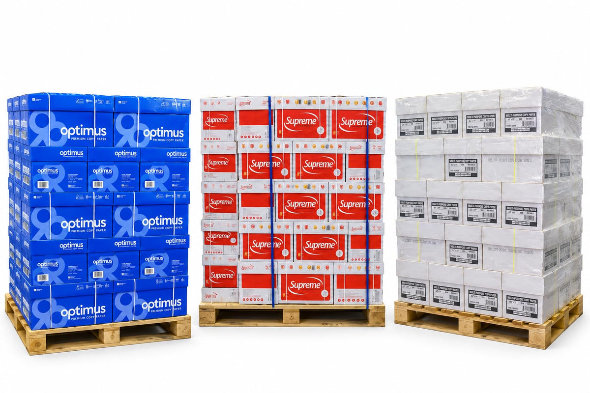 Multipurpose Copy and Print Paper, 8.5 x 11, 92 Bright, 20lb – 1 Pallet / 40 Cases (200,000 Sheets)