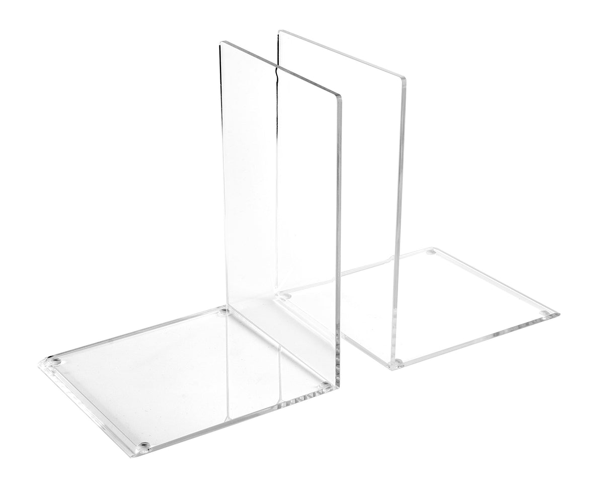 OSCO Clear Acrylic Very Small Bookends, ABE-2
