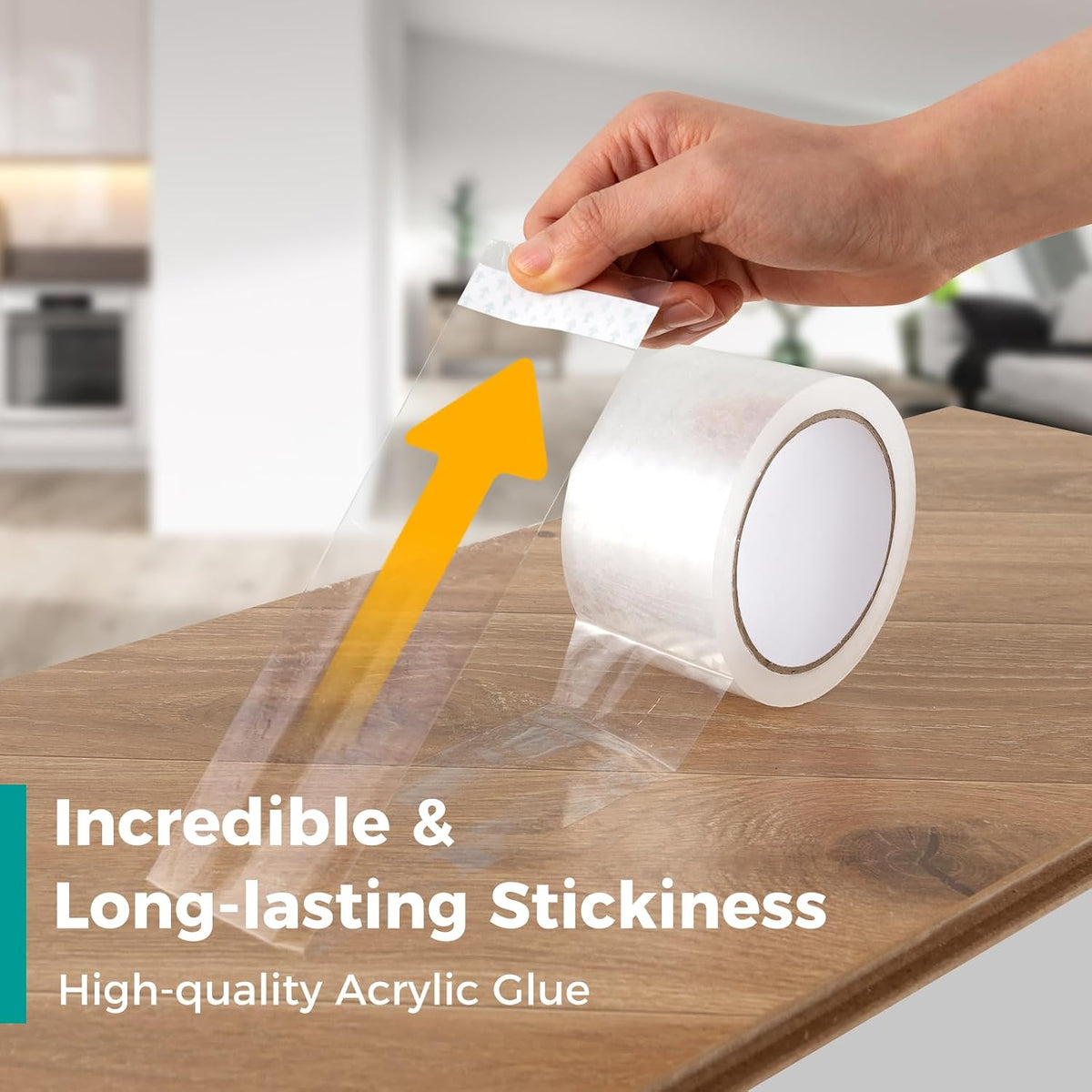 Tangkula Heavy Duty Packing Tape, 36 Rolls, Total 2362 Yards, 2.36 Inch x 65.6 Yards, 1.89 Mil, Clear Packing Tape Refills, 3" Core