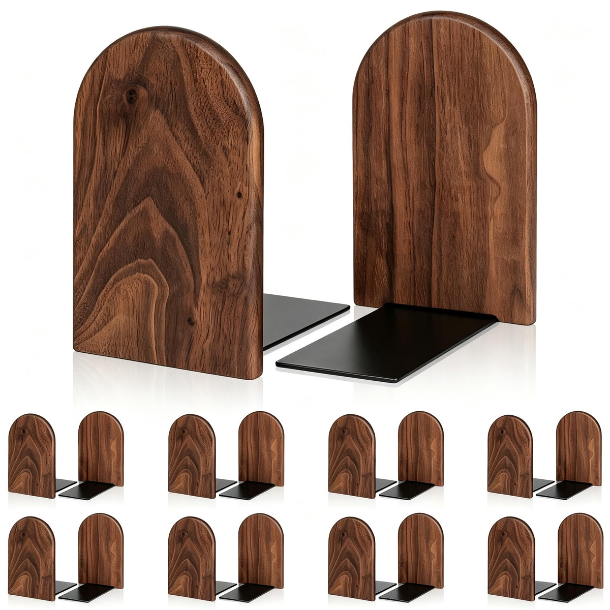 Book Ends,Bookends Wood Book Ends Universal Economy Bookend (1, Large)