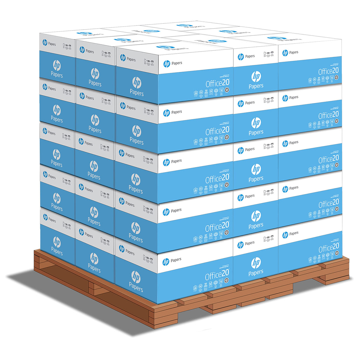 HP Papers | 8.5x11 Paper |Office 20 lb | 1 Ream - 500 Sheets | 92 Bright | Made in USA - FSC Certified | 112150R