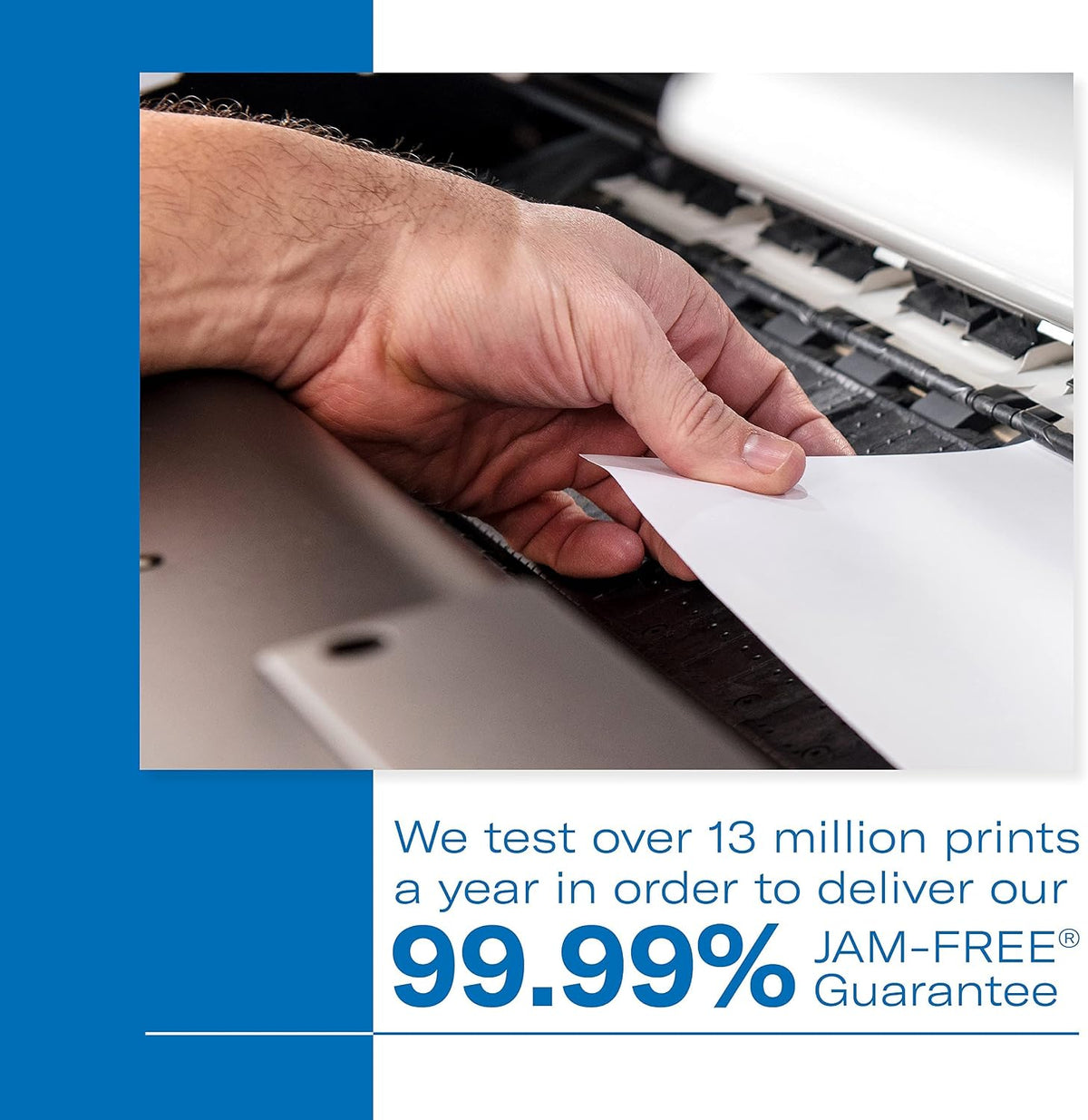 Hammermill Cardstock, Premium Color Copy, 100 lb, 8.5x11 - 1 Pack (250 Sheets) - 100 Bright, Made in the USA Card Stock, 120024R, White