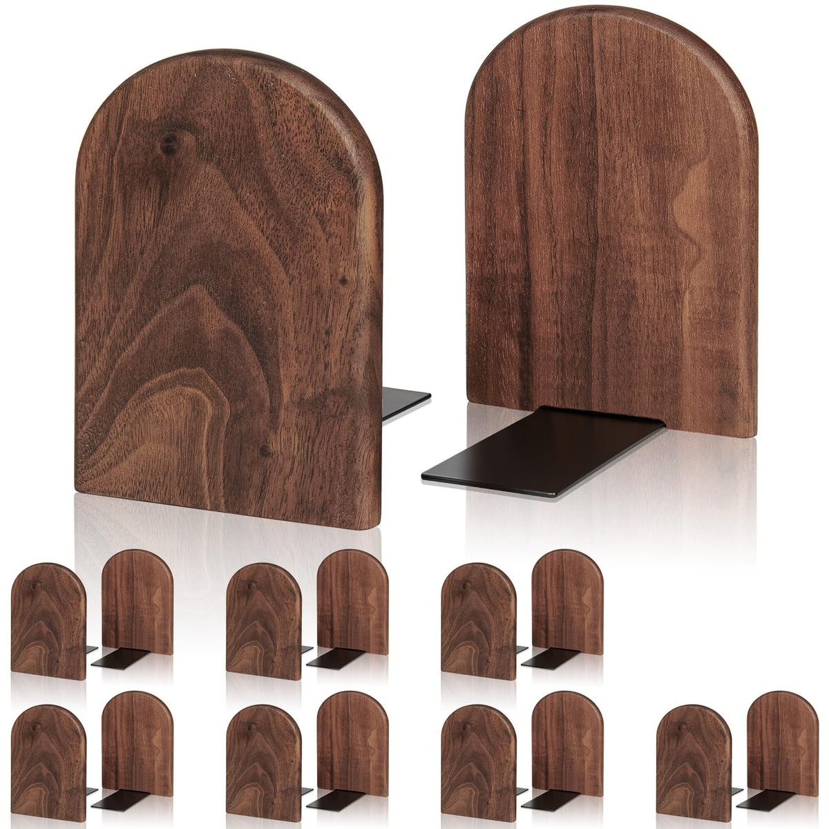 Book Ends,Bookends Wood Book Ends Universal Economy Bookend (1, Large)