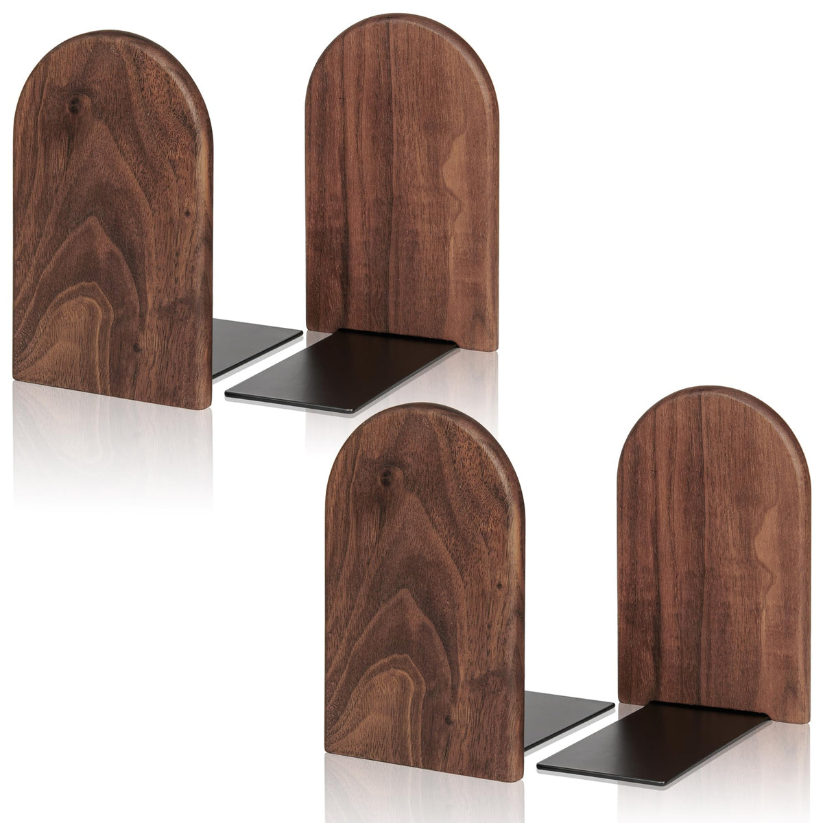 Book Ends,Bookends Wood Book Ends Universal Economy Bookend (1, Large)
