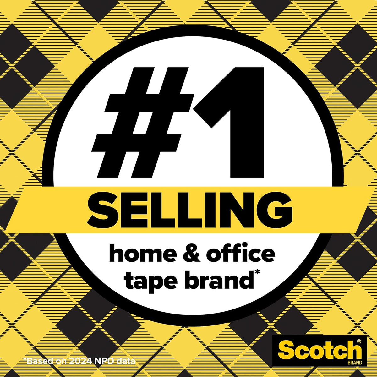 Scotch Double Sided Tape, 0.75 in. x 1296 in., 2 Refill Tape Rolls