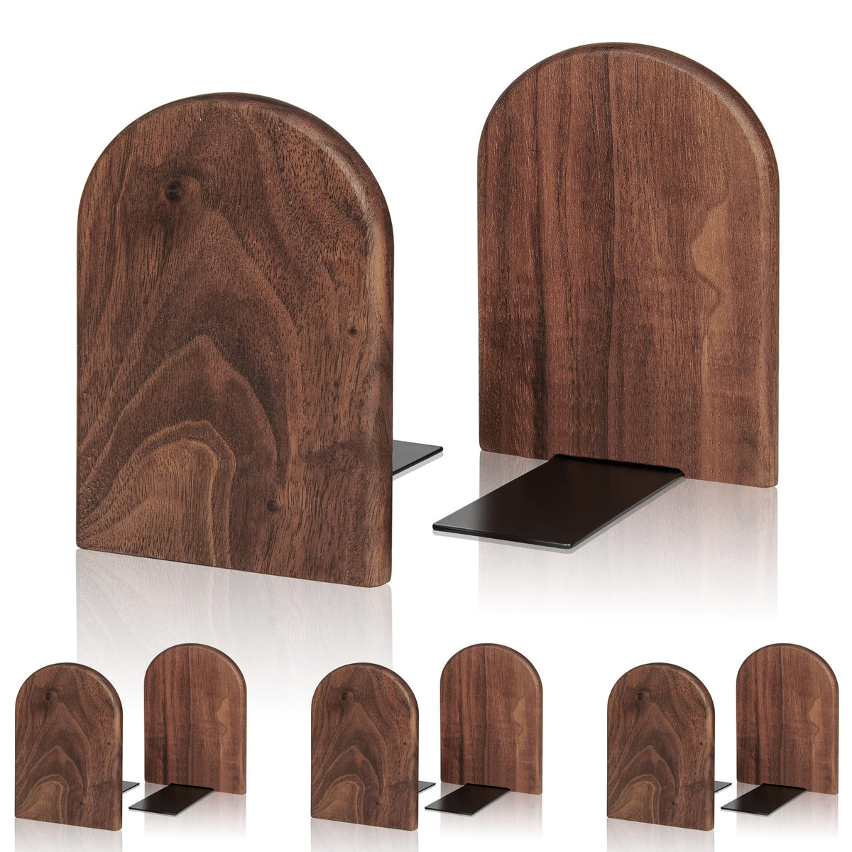 Book Ends,Bookends Wood Book Ends Universal Economy Bookend (1, Large)